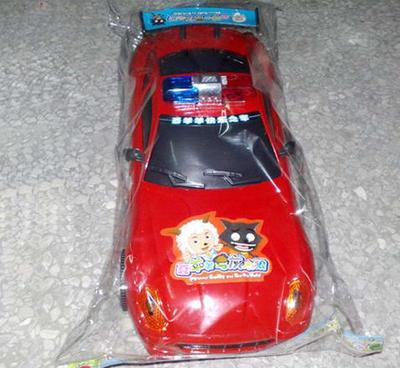 SM072861喜洋洋慣性警車玩具 兒童樂趣與安全教育相結合