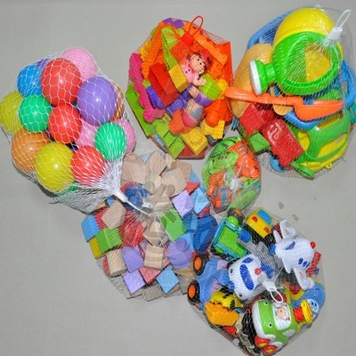 專業玩具包裝網袋與小車網兜 - 江門市騰潔日用制品廠家直供